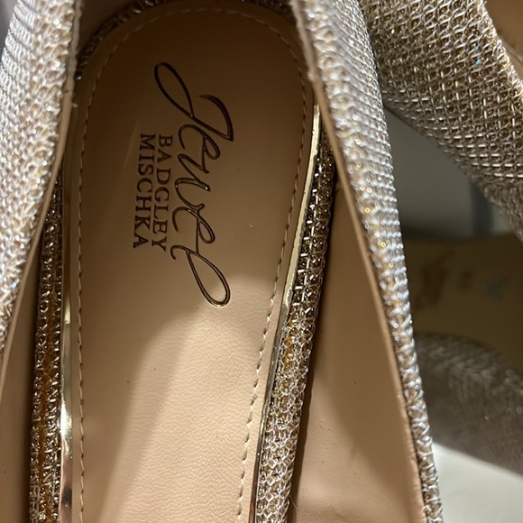 Badgley Mischka Jewel Sparkly Luxury Heels, Size 9.5 - Picture 5 of 10